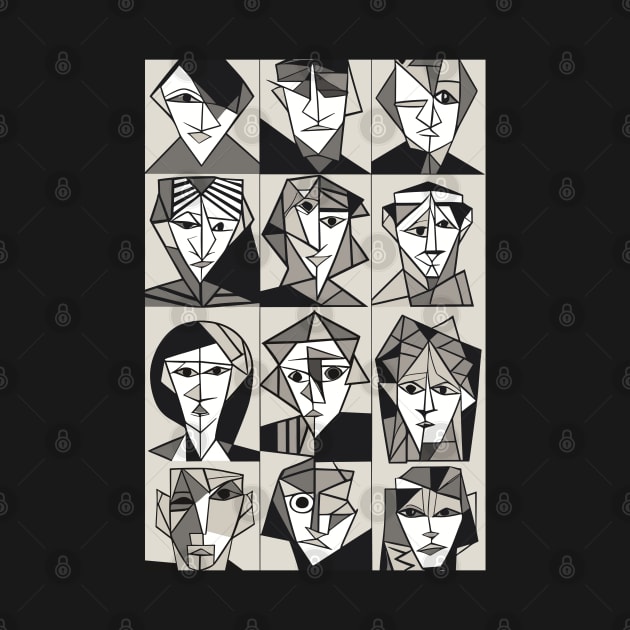 Cubist Portraits by Ikibrai