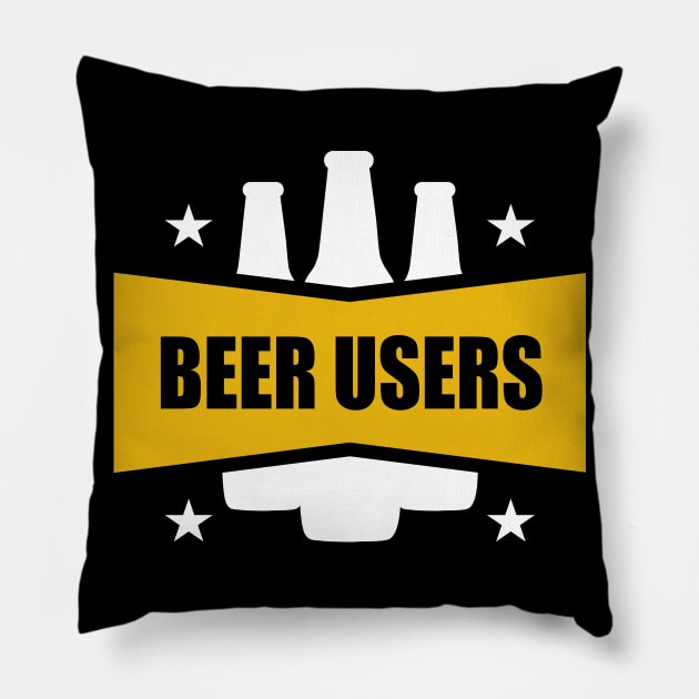 Beer User Pillow by MZeeDesigns