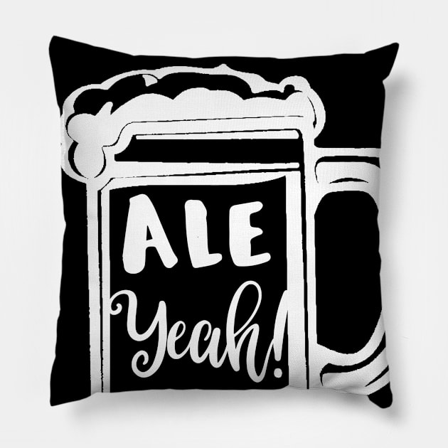 This Dad Says Ale Yeah Pillow by LucyMacDesigns