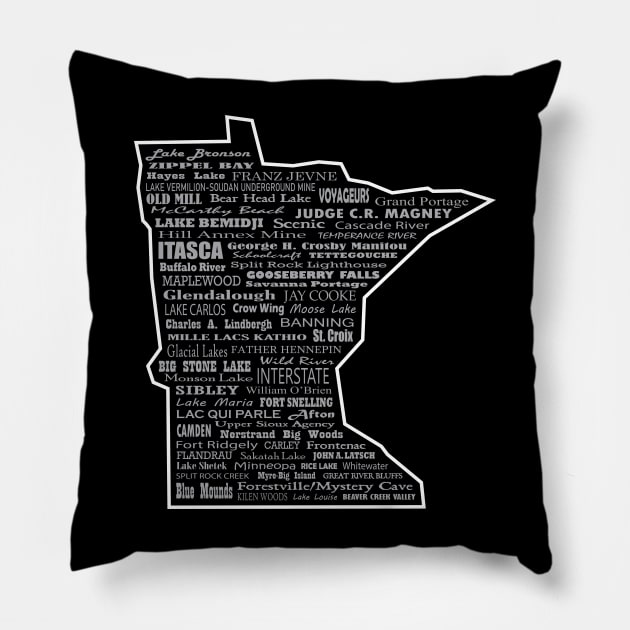 MN Parks Pillow by Northofthepines