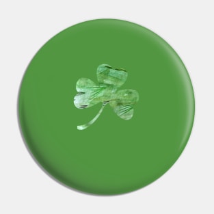 Artistic clover for St patricks day Pin