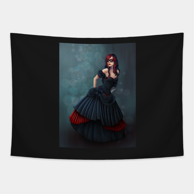 Dress Her Up In Fairy Tales Tapestry by terasart