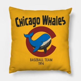 Defunct Chicago Whales Baseball Team Pillow