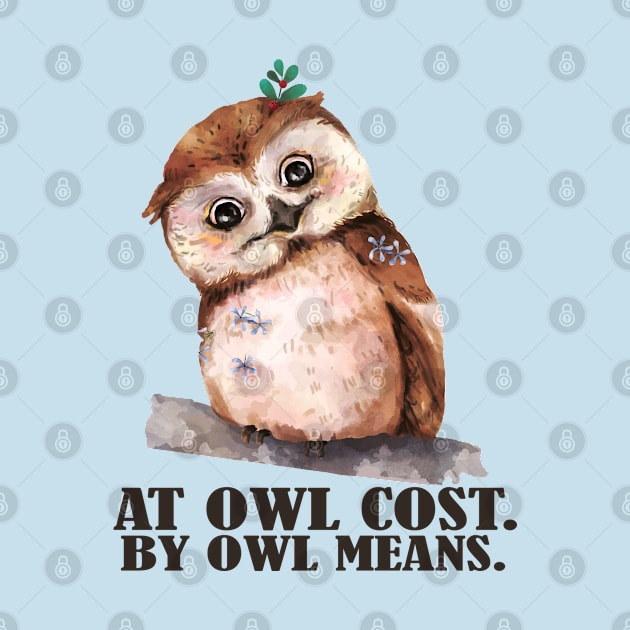 At Owl Cost, By Owl Means- Funny Owl Puns by Eva Wolf