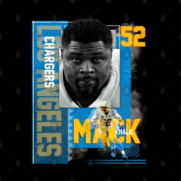 Los Angeles Chargers Khalil Mack 52 by today.i.am.sad