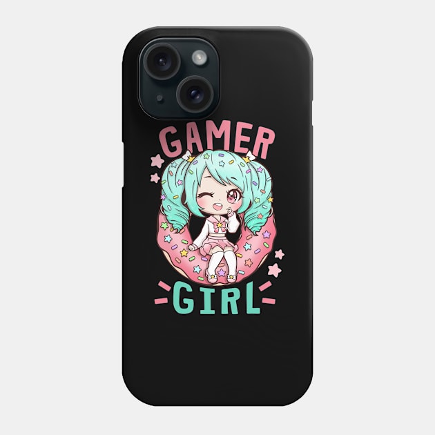 Gamer Girl Anime Cosplay Phone Case by biNutz