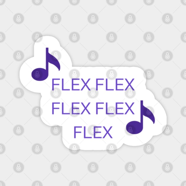 Flex Flex Flex Flex Flex, Music Design, Retro, 80s, Boyband Magnet by Style Conscious