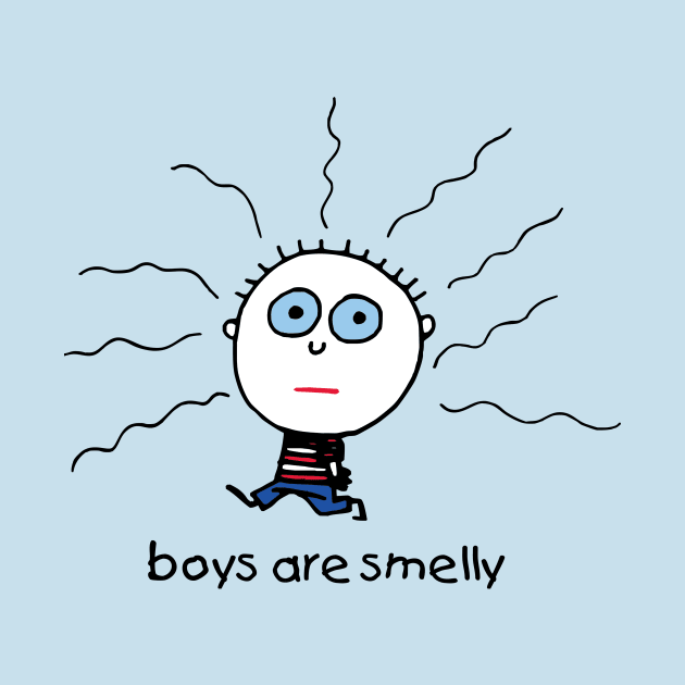 Boys Are Smelly by toddgoldmanart