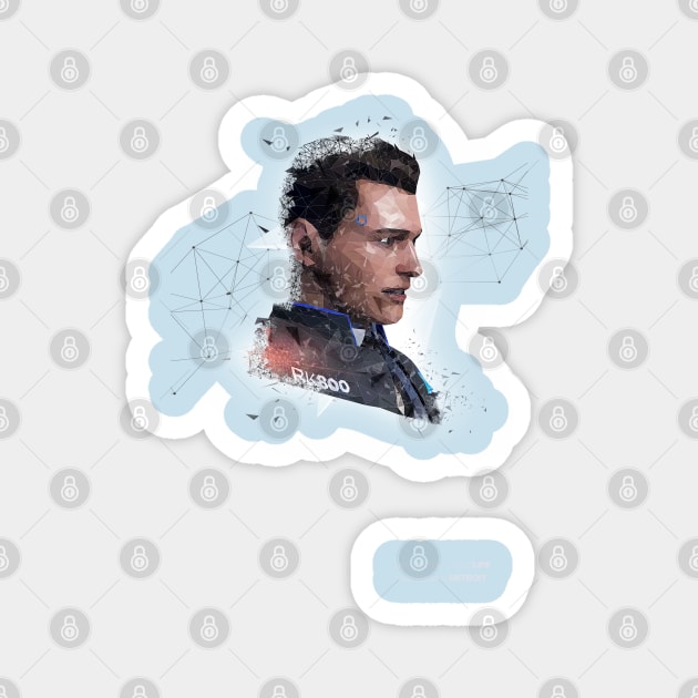 Low Poly Connor Magnet by bansheeinspace