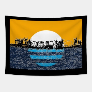 Lake Floatilla Tapestry