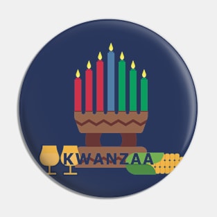 happy kwanzaa candles Pin