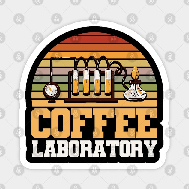 Coffee Laboratory Lab Tech Laboratory Technician Magnet by Toeffishirts