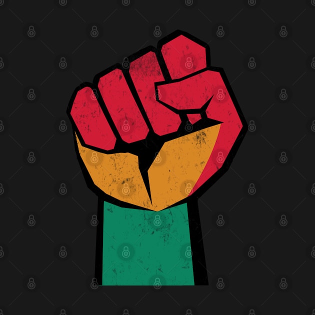 Pan African- Fist Design by best-vibes-only