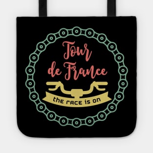 The Race is ON Tour de France Only for TRUE Cycling Lovers Retro Vintage style Tote