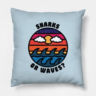 Sharks or Waves? Pillow