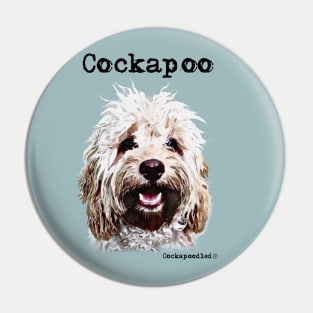 Champagne Blonde Cockapoo / Spoodle and Doodle Dog Pin