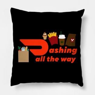 Dashing all the way Pillow