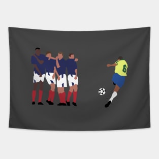 Roberto Carlos Impossible Goal Tapestry