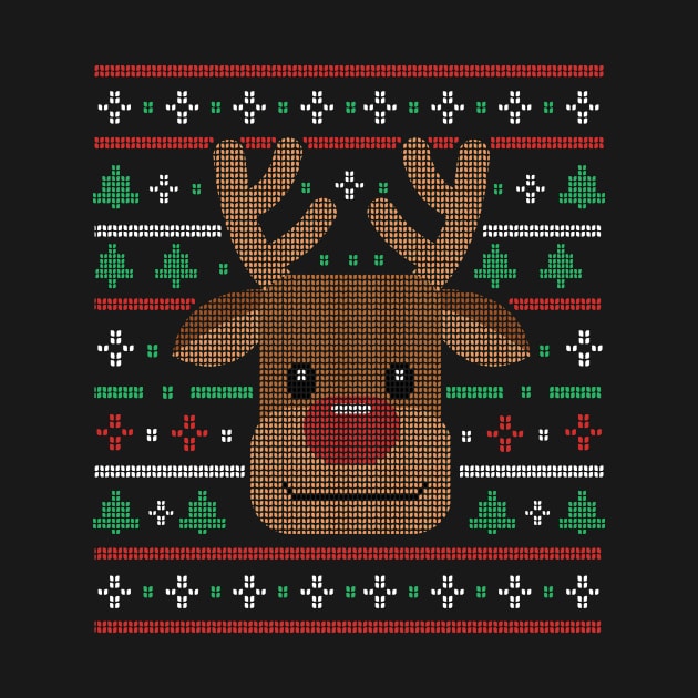 Reindeer Ugly Christmas by mikevdv2001