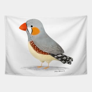 Cute Zebra Finch Bird Tapestry