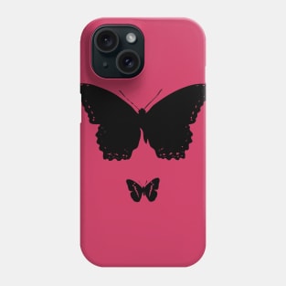 Elegant Black Butterflies Phone Case