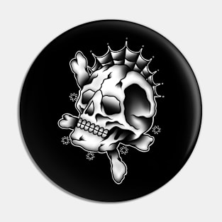 HomeSchoolTattoo Skull design Pin