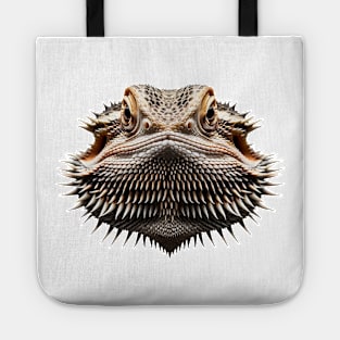 Bearded Dragon Head Shot Tote