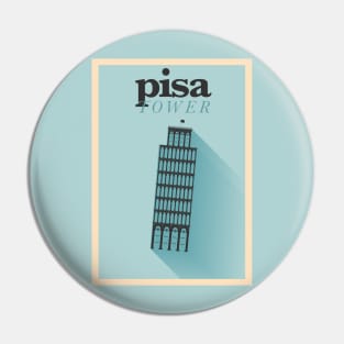 Pisa Poster Design Pin