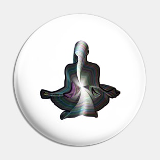 Yoga & meditation Pin