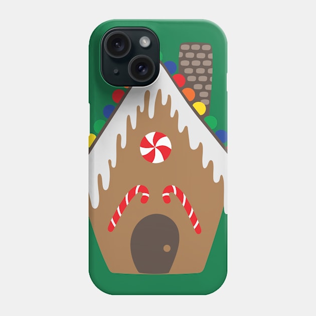 Gingerbread House Phone Case by jolynart
