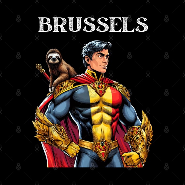 Brussels 70s Fantasy Comic Book Belgian Superhero by Woodpile