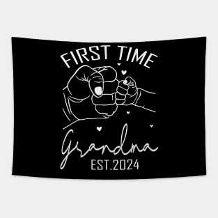 First Time Grandma Est 2024 Tapestry