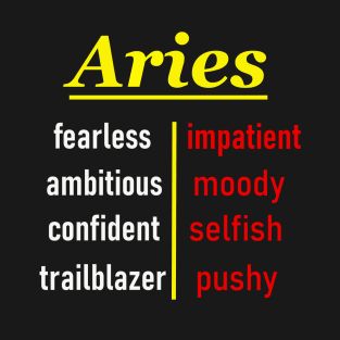 Traits of an Aries T-Shirt