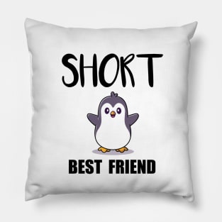 Short best friend funny Pillow