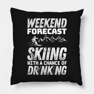 Weekend forecast skiing with a chance of drinking - Winter skiing Pillow