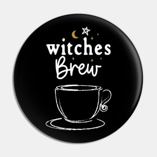 Witches Brew with Coffee of Tea Cup Pin