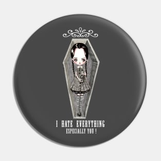 Wednesday Addams Pin