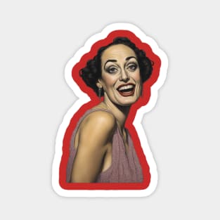 Joan Crawford painting. Magnet