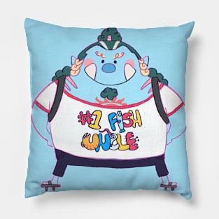 #1 Fish Uncle Pillow