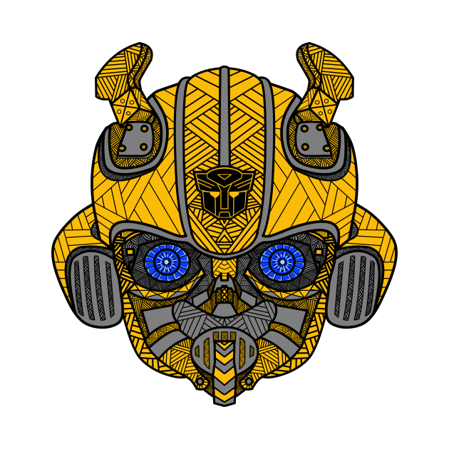 Bumblebee Ornate by polkamdesign