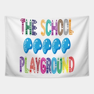 The school Playground Tapestry