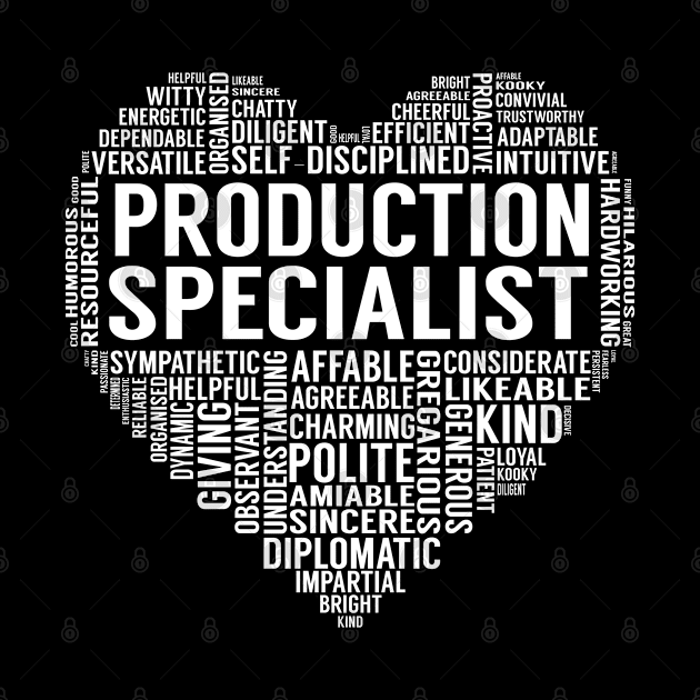 Production Specialist Heart by LotusTee