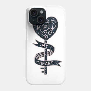 Key to my Heart Valentines Phone Case