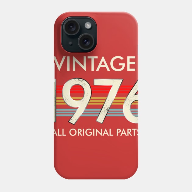 Vintage 1976 All Original Parts Phone Case by louismcfarland