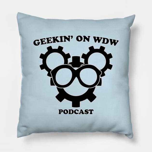 Geekin' On WDW Podcast Pillow by Geekin' On WDW