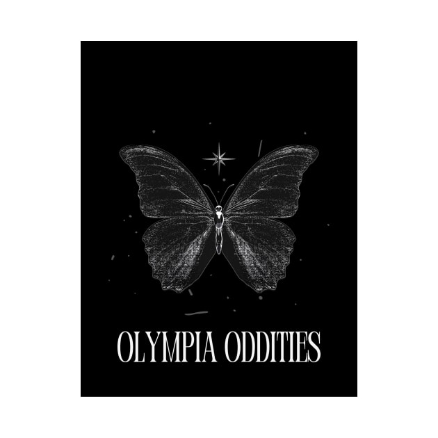 Olympia Oddities Butterfly Design by Olympia Oddities Podcast