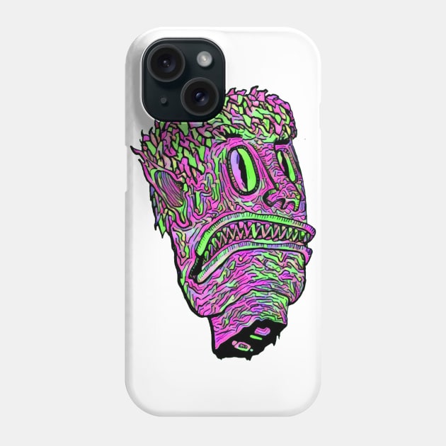 Devil(pink/green) Phone Case by crucified