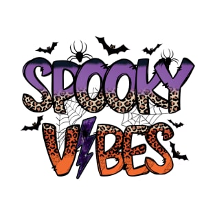 Spooky Vibes spider web T-Shirt