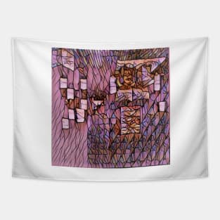 Pink Shatter Tapestry