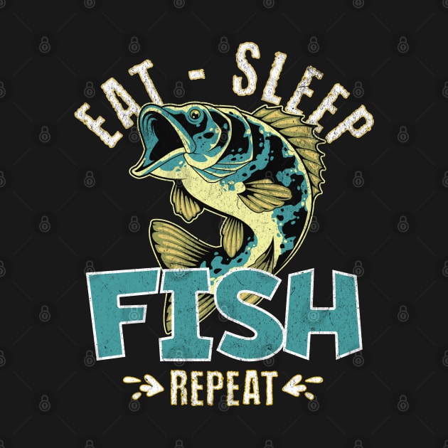 Eat Sleep Fish Repeat by BankaiChu